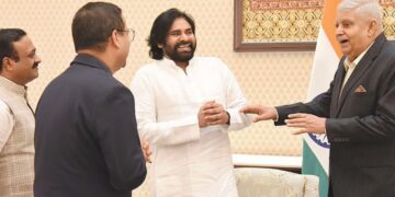 Andhra Pradesh Deputy Chief Minister Pawan Kalyan during Delhi visit