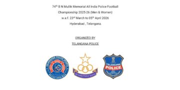 All India Police Football Championship matches in Hyderabad
