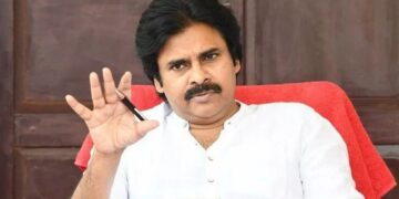 Pawan Kalyan during his three-day tour of Visakhapatnam