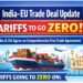 India and European Union officials after finalising free trade agreement