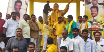 ntr is remembered for his tireless work for the poor and weaker sections on his death anniversary in bhimadolu.