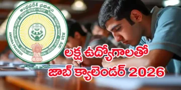 Andhra Pradesh government job calendar announcement for youth