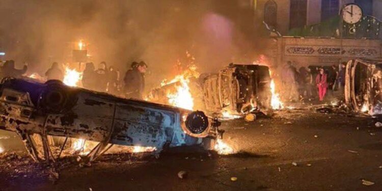 iran faces deadly protests as trump warns of us military action. iran threatens retaliation amid economic collapse and unrest.