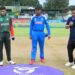 india and bangladesh u-19 captains skip handshake during world cup toss, highlighting rising diplomatic tensions between the two nations.