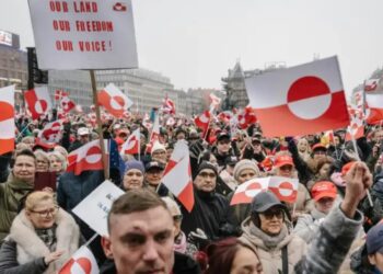 thousands protest in greenland against trump’s claims as people rally in freezing cold to defend sovereignty