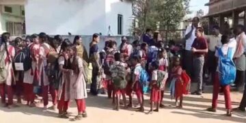 contractor locked a government school unpaid for two years. ‘Mana Ooru–Mana Badi’ government school