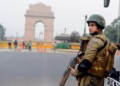 Heavy security deployment for Republic Day celebrations at Kartavya Path in Delhi