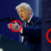 Donald Trump hand injury seen during Davos event