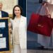 donald trump gifts a mysterious red bag to maria machado at the white house. what’s inside the iconic trump red bag?