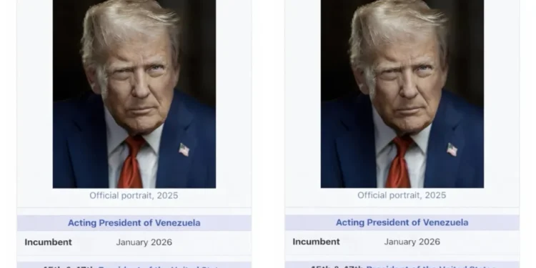 donald trump sparks global debate after posting that he is the acting president of venezuela on his truth social platform.
