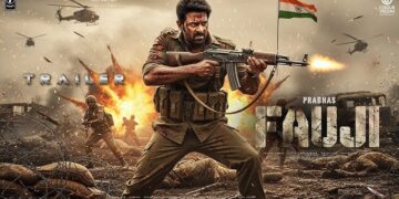 Prabhas in Fauji movie first look poster