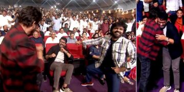 venkatesh dances with anil ravipudi at msvg event