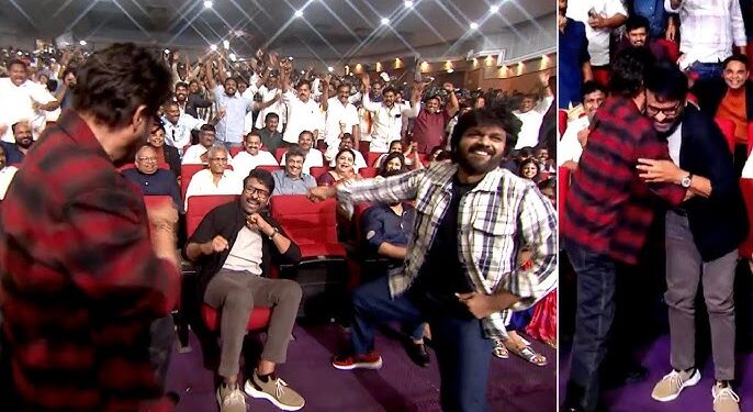 venkatesh dances with anil ravipudi at msvg event