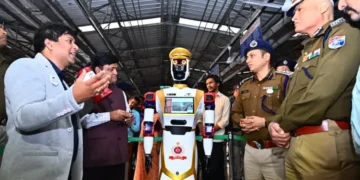 Vizag Railway Station Gets First AI Robo Cop for Security
