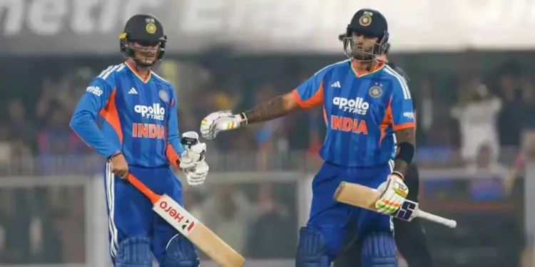 India players celebrating T20 series win against New Zealand