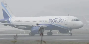 indigo flight bomb threat triggers emergency landing in lucknow as security teams inspect aircraft and evacuate passengers safely.