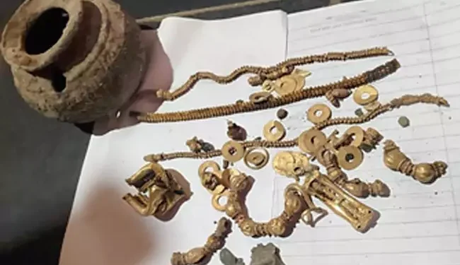 gold ornaments found in lakkundi prompt the karnataka government to begin full-scale excavation at the historic village.