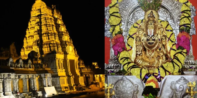 Antarvedi Lakshmi Narasimha Swamy Kalyana Mahotsavam security arrangements in Narsapuram