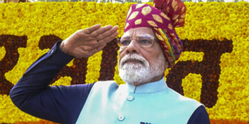 Republic Day parade at Kartavya Path showcasing India’s military strength