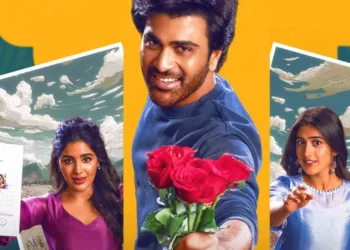 Sharwanand in Naari Naari Naduma Murari movie poster