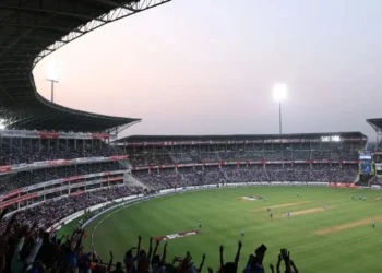 a rare moment in cricket history where an australian batsman scored five runs without hitting a boundary just by running fast.