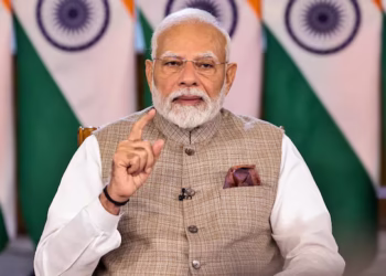 PM Modi praising Anantapuram water conservation efforts