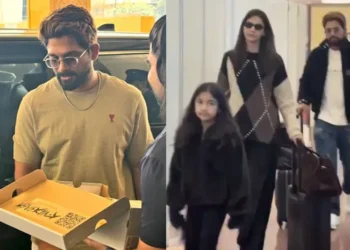 allu arjun reaches japan with family for pushpa 2 promotions as fans give a grand welcome ahead of january 16 release.