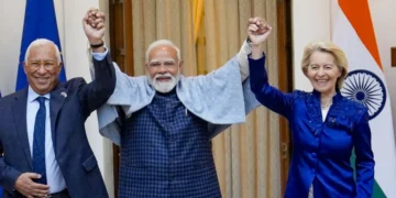 India EU leaders sign historic free trade agreement at summit