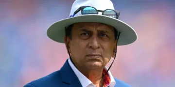 ind vs nz odi: sunil gavaskar reacts as new zealand comfortably chase india’s target in the rajkot second odi match
