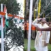 Venkayya Choudary hoisting national flag during Tirumala Republic Day celebrations