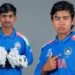 u19 world cup match: abhignan kundu and vaibhav suryavanshi shine as india post 238 runs against bangladesh.