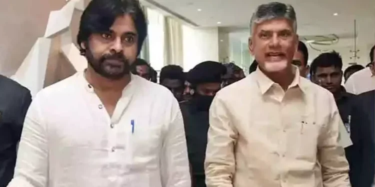 Chandrababu Naidu and Pawan Kalyan meeting over Tirupati laddu issue