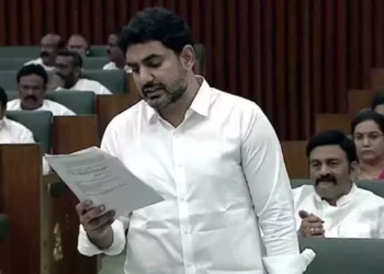 Nara Lokesh speaking in Andhra Pradesh Assembly about new DSC recruitment