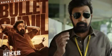 Rajasekhar as Bullet Sunil in Sharwanand Biker movie