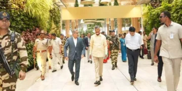 Chandrababu Naidu meeting central ministers in Delhi