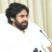 Deputy CM Pawan Kalyan speaking at governance review meeting in Amaravati