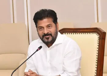 CM Revanth Reddy during Delhi visit on Telangana municipal polling day