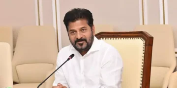 CM Revanth Reddy during Delhi visit on Telangana municipal polling day