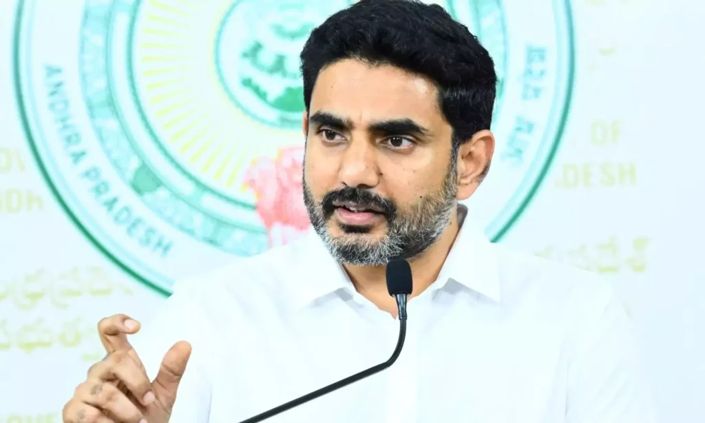 Education Minister Nara Lokesh announcing AP junior college vacancies