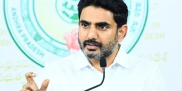 Education Minister Nara Lokesh announcing AP junior college vacancies
