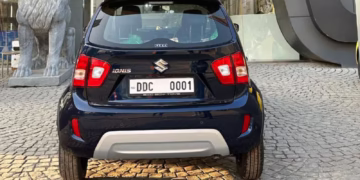 Guntur businessman Kiran Kolpakula with DDC 001 vintage number plate