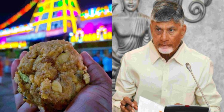 CM Chandrababu Naidu addressing Tirumala laddu adulteration issue