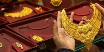 Gold jewellery shops in Bhimavaram affected by rising gold prices