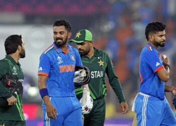 India and Pakistan cricket teams at T20 World Cup 2026 in Colombo