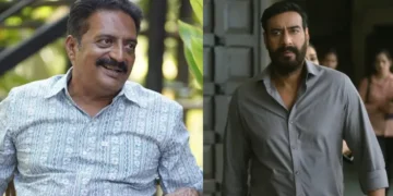 Prakash Raj with Ajay Devgn on Drishyam 3 set