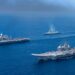 Indian Navy ships preparing for MILAN 2026 in Visakhapatnam