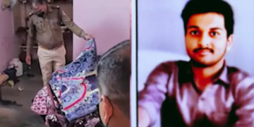 Police investigation at Indore flat in MBA student murder case