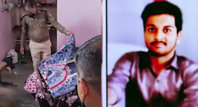 Police investigation at Indore flat in MBA student murder case