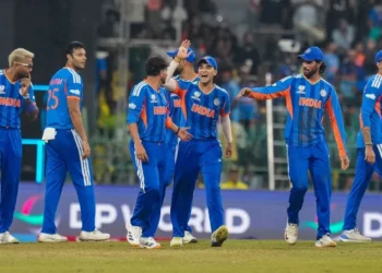 Ishan Kishan hitting six against Pakistan in T20 World Cup 2026 India vs Pakistan