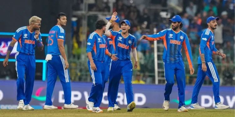 Ishan Kishan hitting six against Pakistan in T20 World Cup 2026 India vs Pakistan